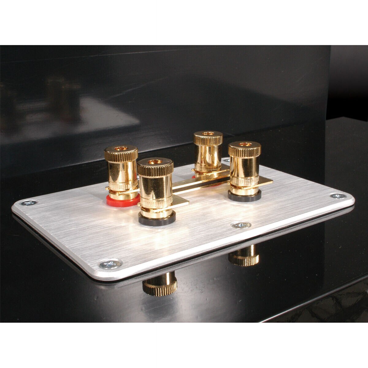 Dayton Audio SBPPSI Binding Post Plate Silver Anodized